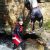 Gorge walking team building in South Wales