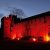 St Donat's Castle Halloween cover image - St Donat's Castle lit up in red