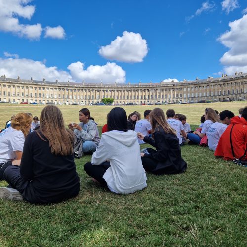 ELEA participants on a Bath excursion