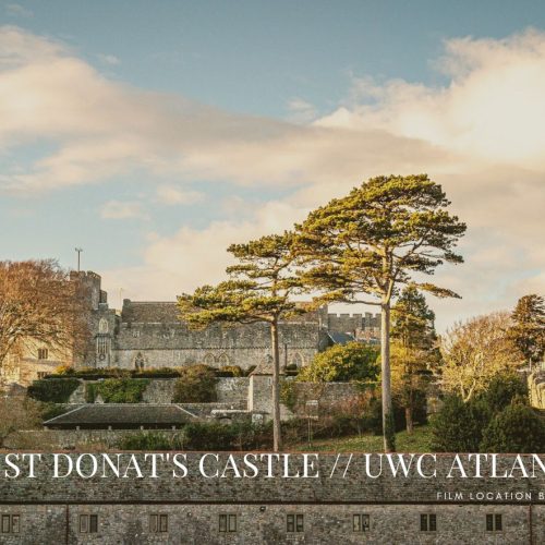 St Donat’s Castle, UWC Atlantic Filming Brochure Film location brochure cover