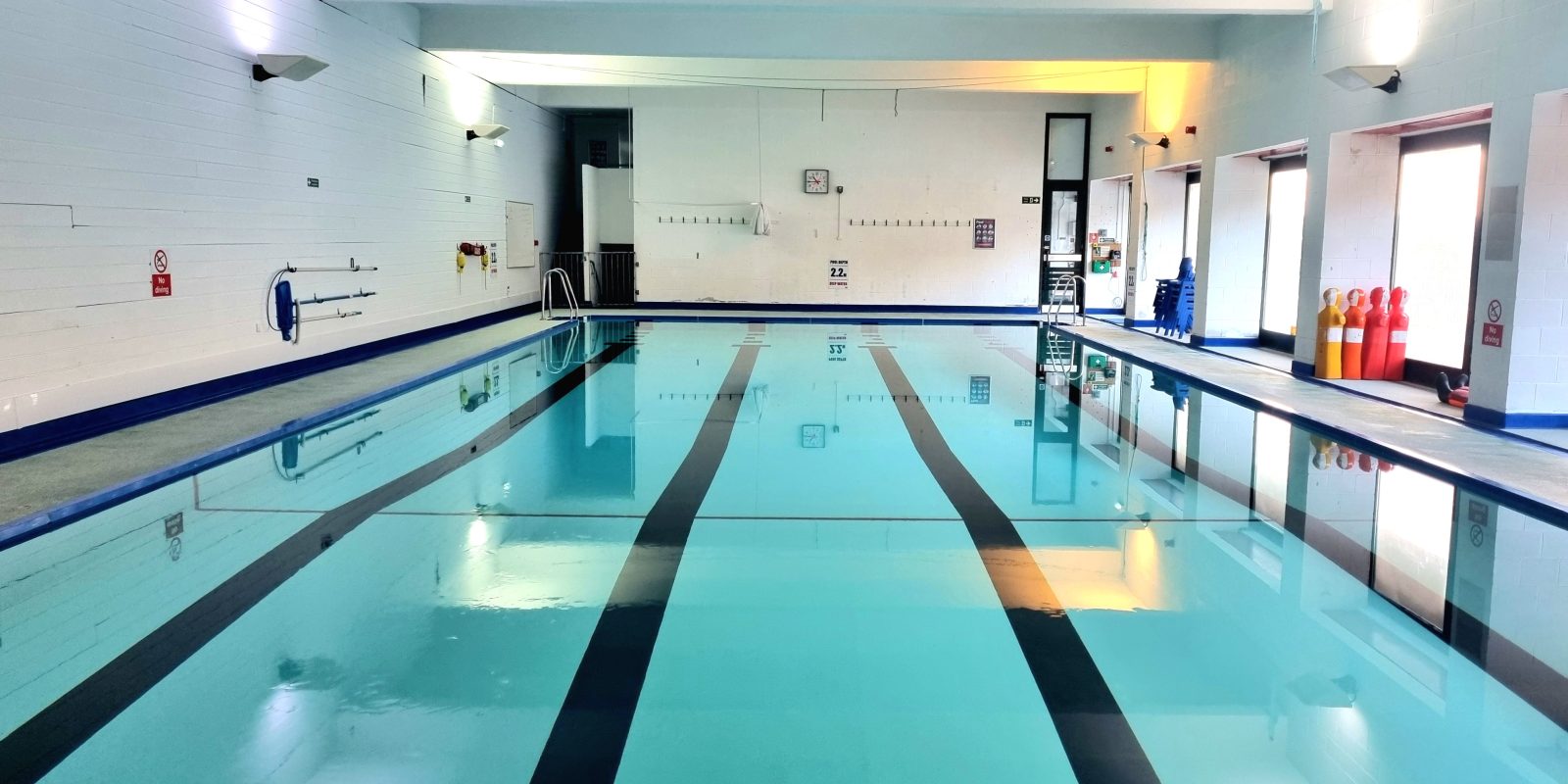 Indoor empty pool