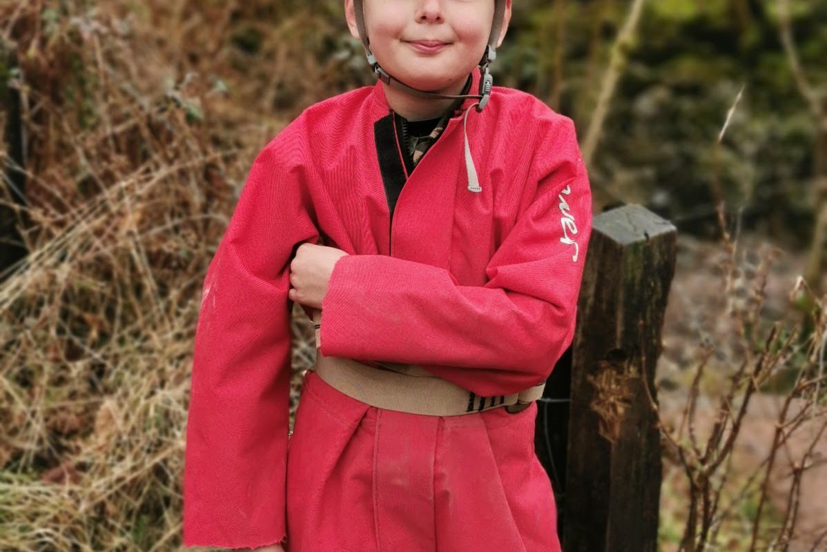 Young child at adventure camp